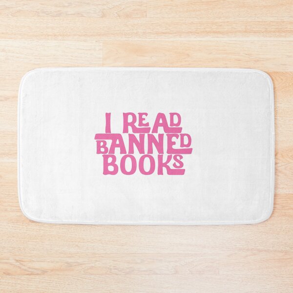 Item preview, I Read Banned Books - Hot Pink Font designed and sold by SorryFrog.