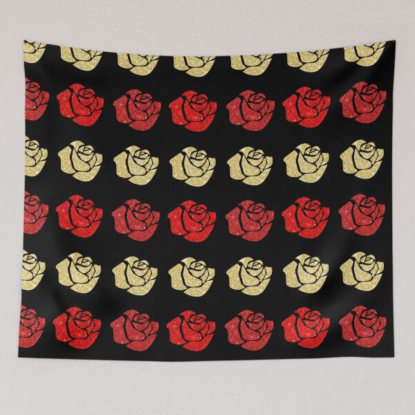 Aperçu de l'œuvre Roses rouges et dorées de luxe créée et vendue par zorkaa1.