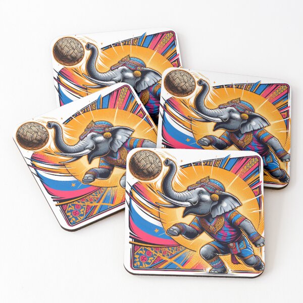 Item preview, Elephant Takraw Champion designed and sold by KNAA.