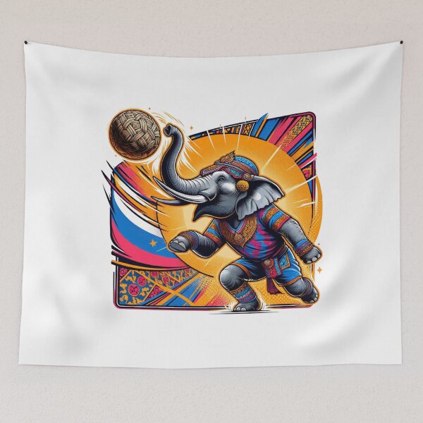 Item preview, Elephant Takraw Champion designed and sold by KNAA.