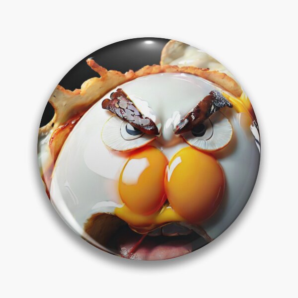 Item preview, Angry Food Series - Angry Fried Egg - Funny Mad Angry Food  designed and sold by Butler in the Home.