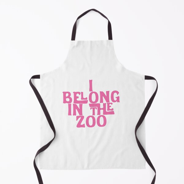 Item preview, I Belong In The Zoo - Hot Pink Font designed and sold by SorryFrog.