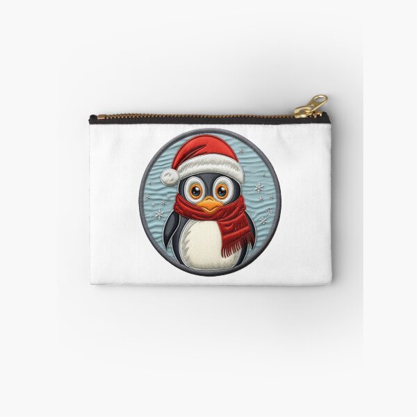 Aperçu de l'œuvre Pingouin de Noël sur patch créée et vendue par pkk1designsart.