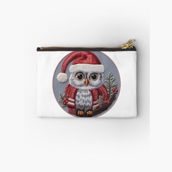 Aperçu de l'œuvre Chouette de Noël sur Patch créée et vendue par pkk1designsart.