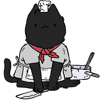 Artwork thumbnail, Cat Chef by Childish by Design