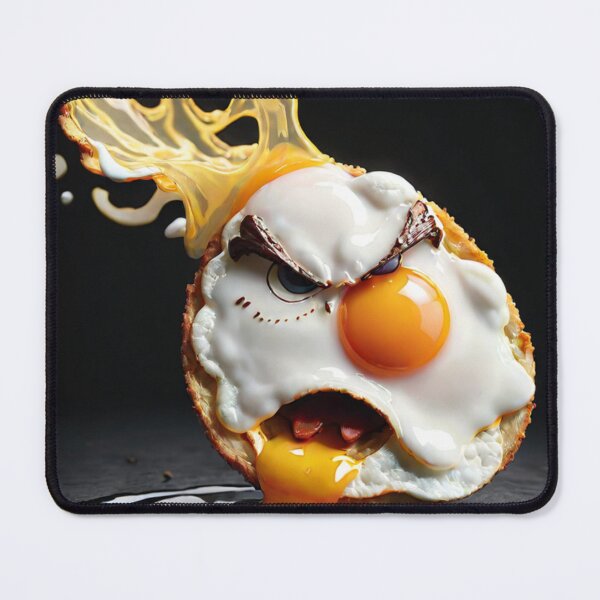 Item preview, Angry Food Series - Angry Fried Egg - Funny Mad Angry Food designed and sold by Butler in the Home.