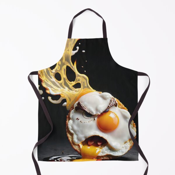 Item preview, Angry Food Series - Angry Fried Egg - Funny Mad Angry Food  designed and sold by Butler in the Home.