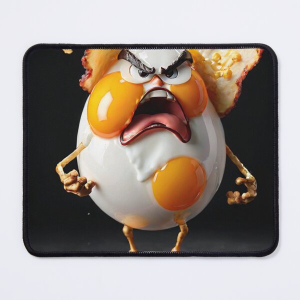 Item preview, Angry Food Series - Angry Fried Egg - Funny Mad Angry Food designed and sold by Butler in the Home.
