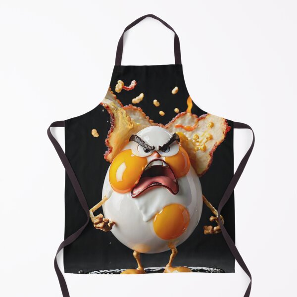 Item preview, Angry Food Series - Angry Fried Egg - Funny Mad Angry Food  designed and sold by Butler in the Home.