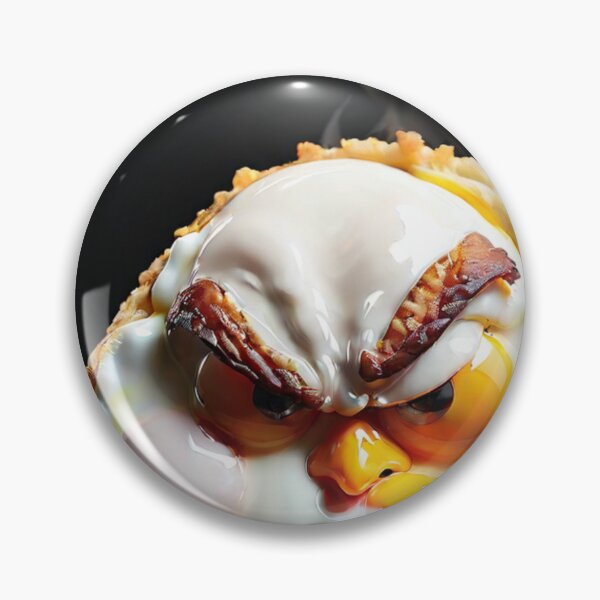 Item preview, Angry Food Series - Angry Fried Egg - Funny Mad Angry Food  designed and sold by Butler in the Home.