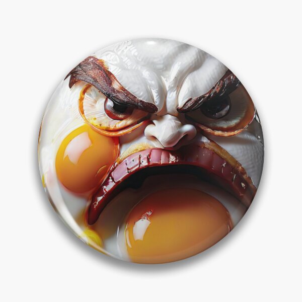 Item preview, Angry Food Series - Angry Fried Egg - Funny Mad Angry Food  designed and sold by Butler in the Home.