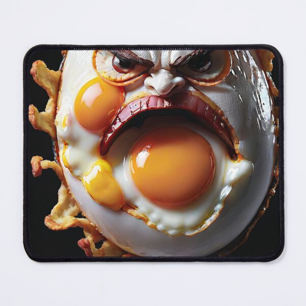 Item preview, Angry Food Series - Angry Fried Egg - Funny Mad Angry Food designed and sold by Butler in the Home.