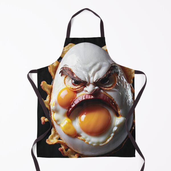 Item preview, Angry Food Series - Angry Fried Egg - Funny Mad Angry Food  designed and sold by Butler in the Home.