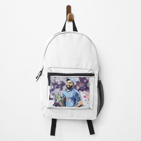 Item preview, Rohit Sharma holding Cricket World Cup designed and sold by Crick-India.