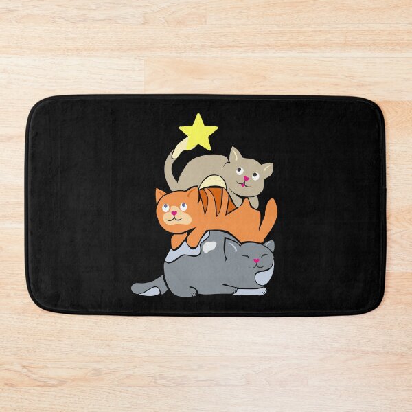 Item preview, christmas tree funy cats merry catsmas designed and sold by FlamingProjekt.