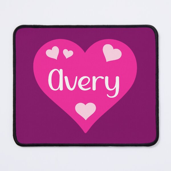 Item preview, Avery Name Pink Heart  designed and sold by Jeallan Designs.