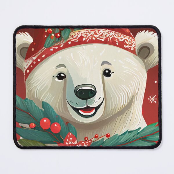 Item preview, Xmas Cute Polar Bear designed and sold by Parag's Travel Shop.
