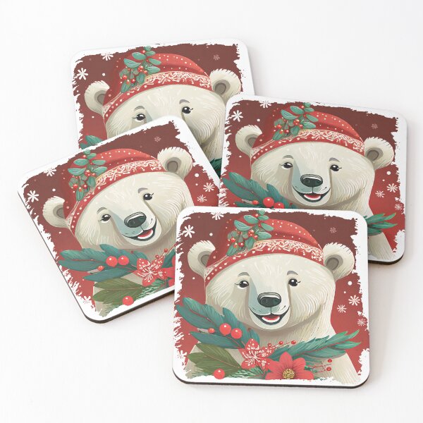 Item preview, Xmas Cute Polar Bear designed and sold by Parag's Travel Shop.
