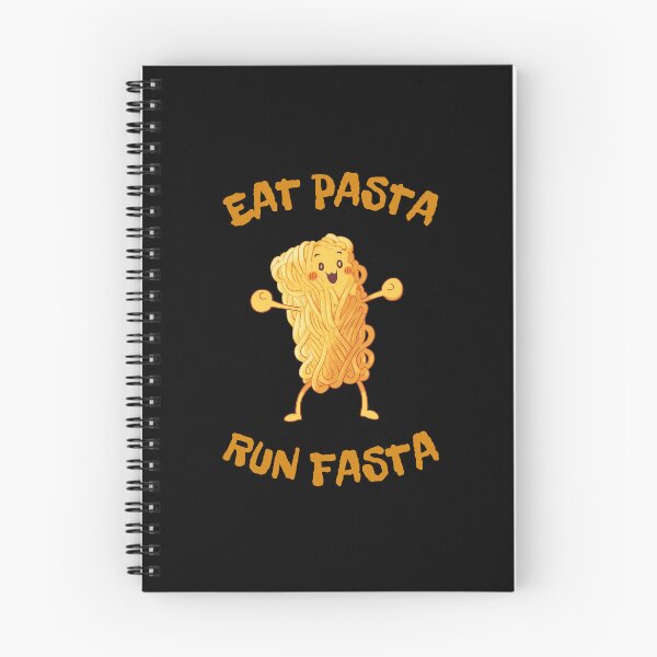Item preview, Eat Pasta Run Fasta happy piece of spaghetti designed and sold by Remek-Design.