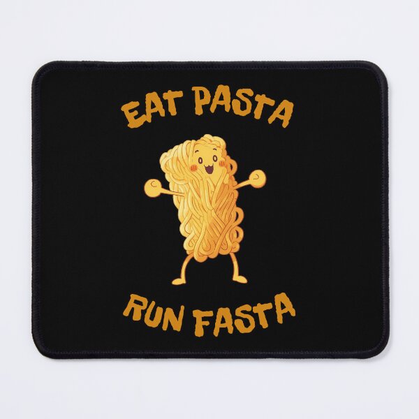 Item preview, Eat Pasta Run Fasta happy piece of spaghetti designed and sold by Remek-Design.