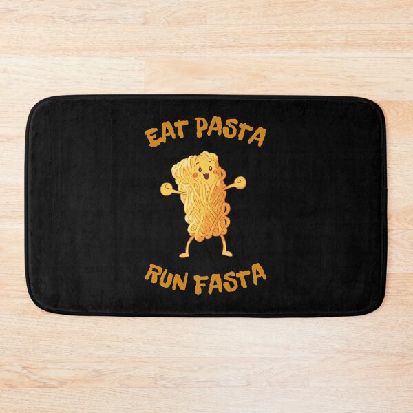 Item preview, Eat Pasta Run Fasta happy piece of spaghetti designed and sold by Remek-Design.