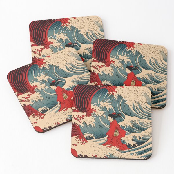 Item preview, The Red Wave designed and sold by GooGooPop.