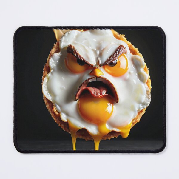 Item preview, Angry Food Series - Angry Fried Egg - Funny Mad Angry Food designed and sold by Butler in the Home.