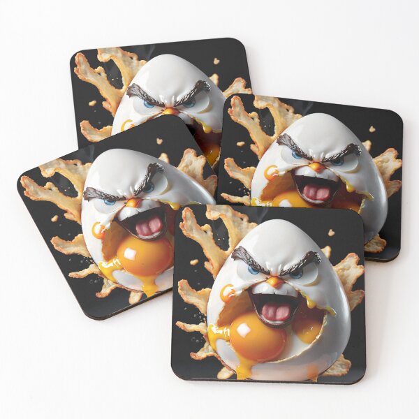 Item preview, Angry Food Series - Angry Fried Egg - Funny Mad Angry Food  designed and sold by Butler in the Home.