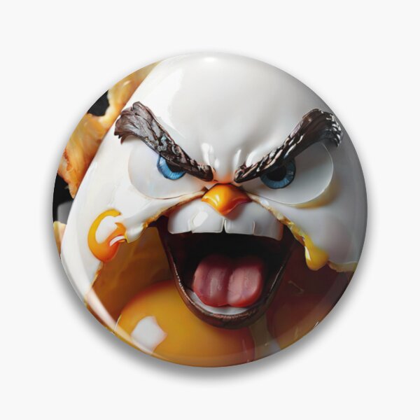 Item preview, Angry Food Series - Angry Fried Egg - Funny Mad Angry Food  designed and sold by Butler in the Home.
