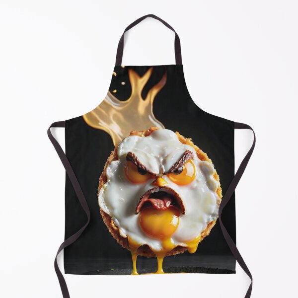 Item preview, Angry Food Series - Angry Fried Egg - Funny Mad Angry Food  designed and sold by Butler in the Home.