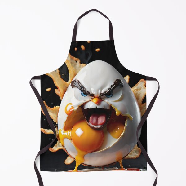 Item preview, Angry Food Series - Angry Fried Egg - Funny Mad Angry Food  designed and sold by Butler in the Home.
