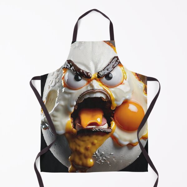Item preview, Angry Food Series - Angry Fried Egg - Funny Mad Angry Food  designed and sold by Butler in the Home.