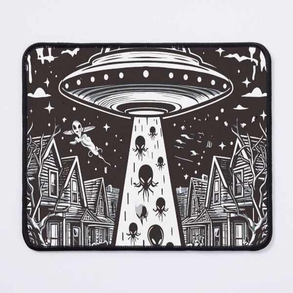 Item preview, Alien Invasion Spooky Halloween Sci-fi  designed and sold by KitonicTees.