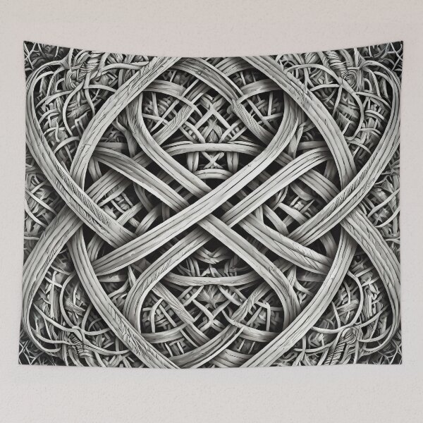 Item preview, Celtic knot - black and white - line art 56024 a designed and sold by pASob-dESIGN.