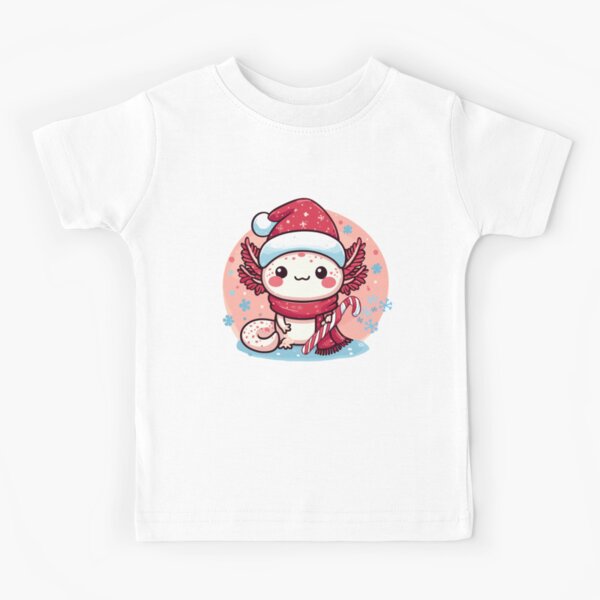 Item preview, Christmas Axolotl - Kawaii Axolotl Greetings  designed and sold by JessArty ⭐⭐⭐⭐⭐.