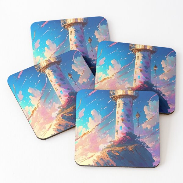 Item preview, lighthouse at night designed and sold by Popolarisu.