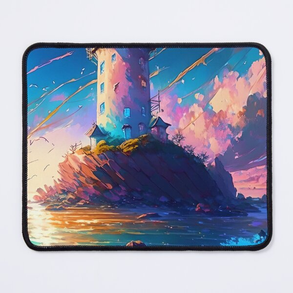 Item preview, lighthouse at night designed and sold by Popolarisu.