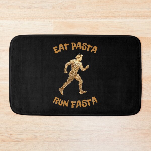 Item preview, Eat Pasta Run Fasta running man made from pasta designed and sold by Remek-Design.