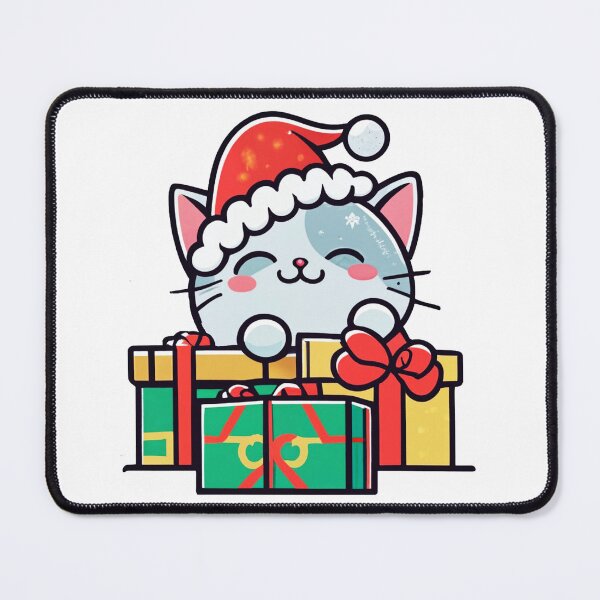 Item preview, Lovely Cute Kitty with Christmas gifts designed and sold by Arun Fernando.