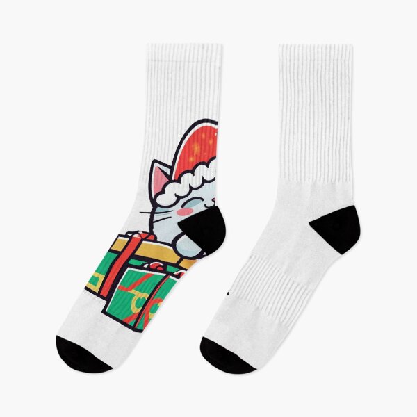 Item preview, Lovely Cute Kitty with Christmas gifts designed and sold by Arun Fernando.