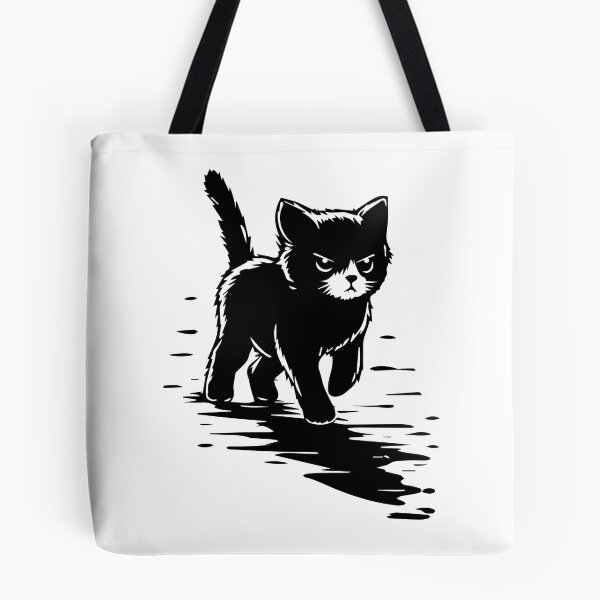 Artikelvorschau, Streunende schwarze Katze entworfen und verkauft von SiMinDesigns.