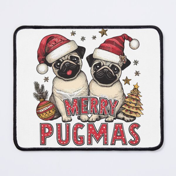 Item preview, Pawsome Pugmas Joy: Unleash The Cuteness designed and sold by Sandydesign.