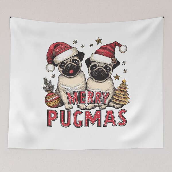 Item preview, Pawsome Pugmas Joy: Unleash The Cuteness designed and sold by Sandydesign.
