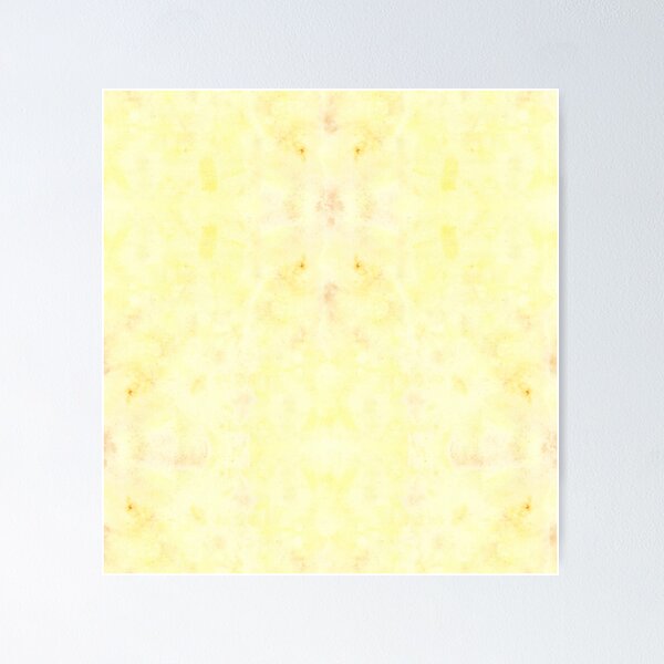 Item preview, Shades of Yellow Liquid Paint - Watercolor Rain Painting Mirror Pattern designed and sold by GenAumonier.