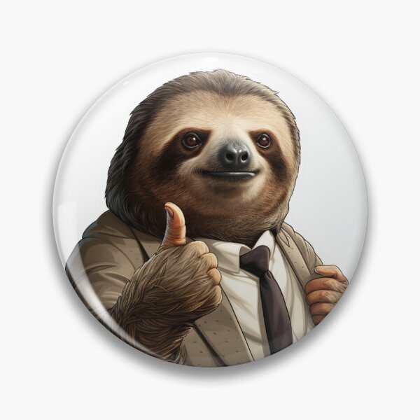 Item preview, Thumbs Up Business Sloth designed and sold by Mokimoki72.