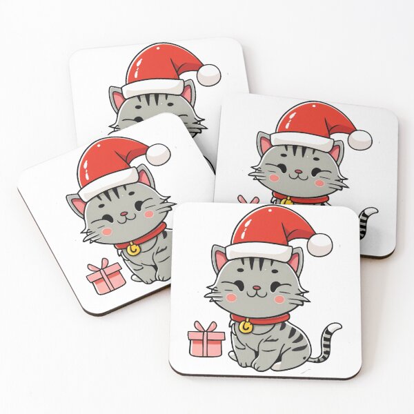 Item preview, Lovely Cute Kitty with Christmas gifts designed and sold by Arun Fernando.
