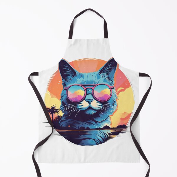 Item preview, Vaporwave Aviator Cat designed and sold by Dannypryce.