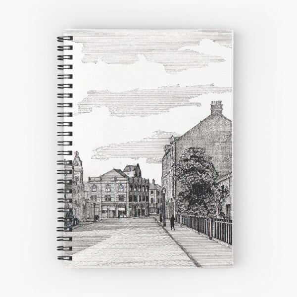 Item preview, 169 - OLD BRIDGE STREET, BLYTH - DAVE EDWARDS - INK - 1990 designed and sold by BLYTHART.