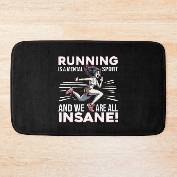 Item preview, ¡Correr es un deporte mental y todos estamos locos! designed and sold by PictoParade.