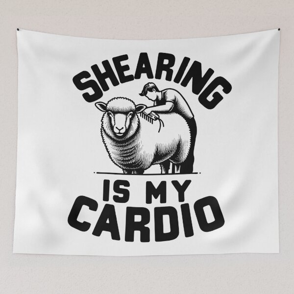 Item preview, Shearing Is My Cardio - Sheep Shearing designed and sold by TeesYouWant.